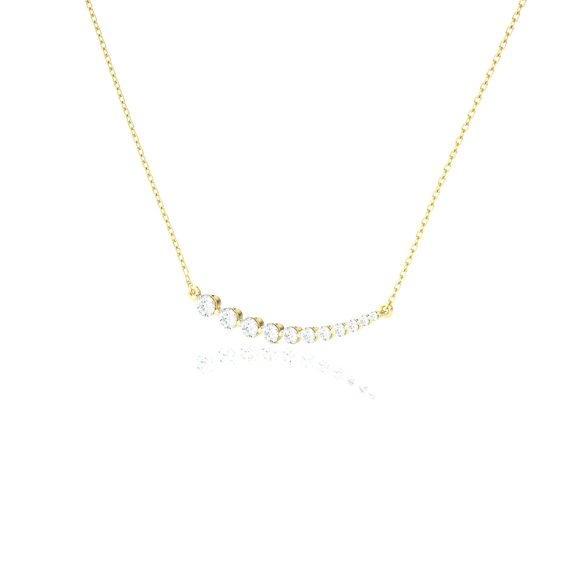 1  ctw Round Lab Grown Diamond Fashion Necklace