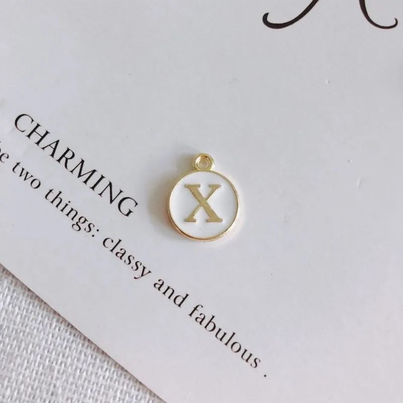 1 Piece 15 * 12 Mm Alloy Letter Polished Pendant