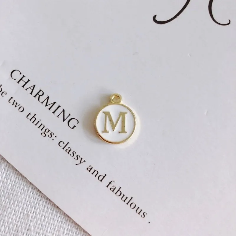 1 Piece 15 * 12 Mm Alloy Letter Polished Pendant