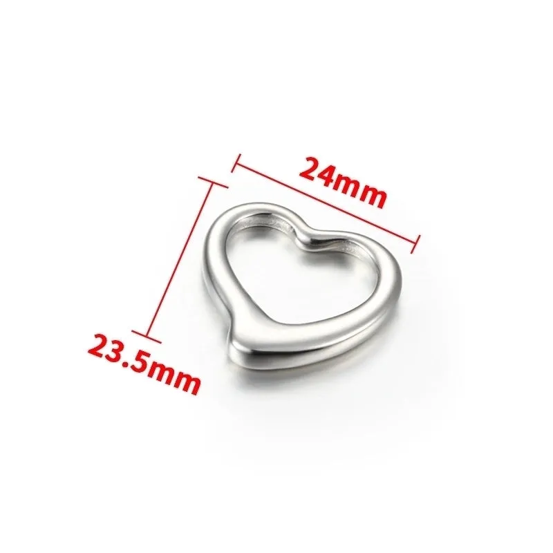 1 Piece Hole 1~1.9mm Stainless Steel Solid Color Beads