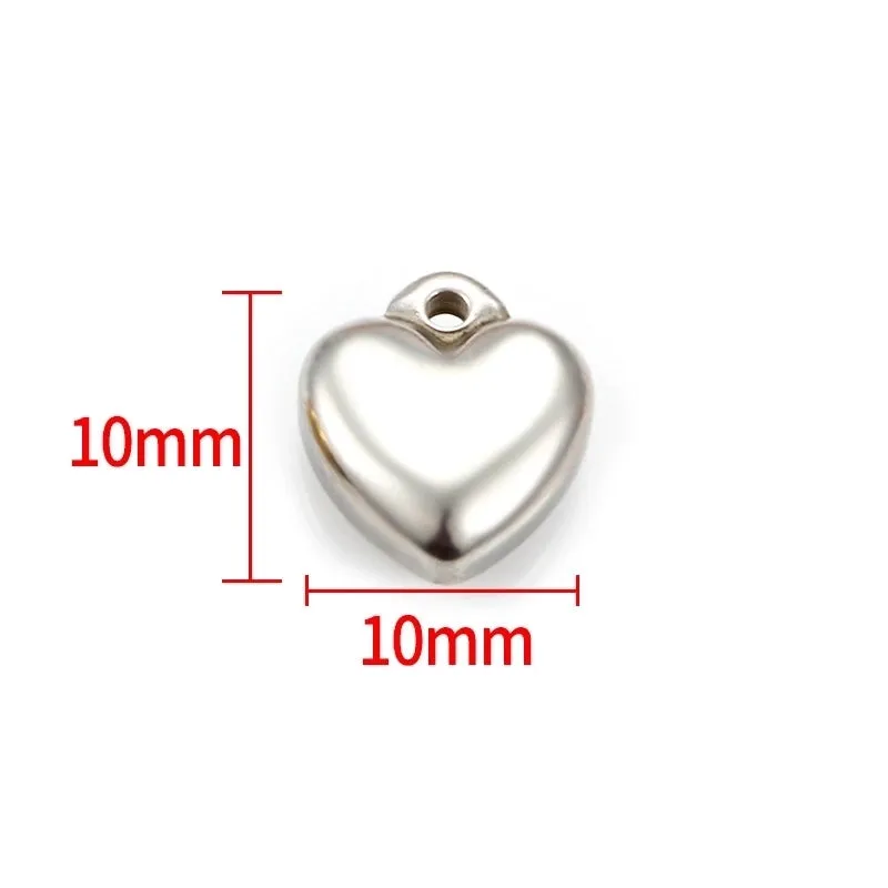 1 Piece Hole 1~1.9mm Stainless Steel Solid Color Beads