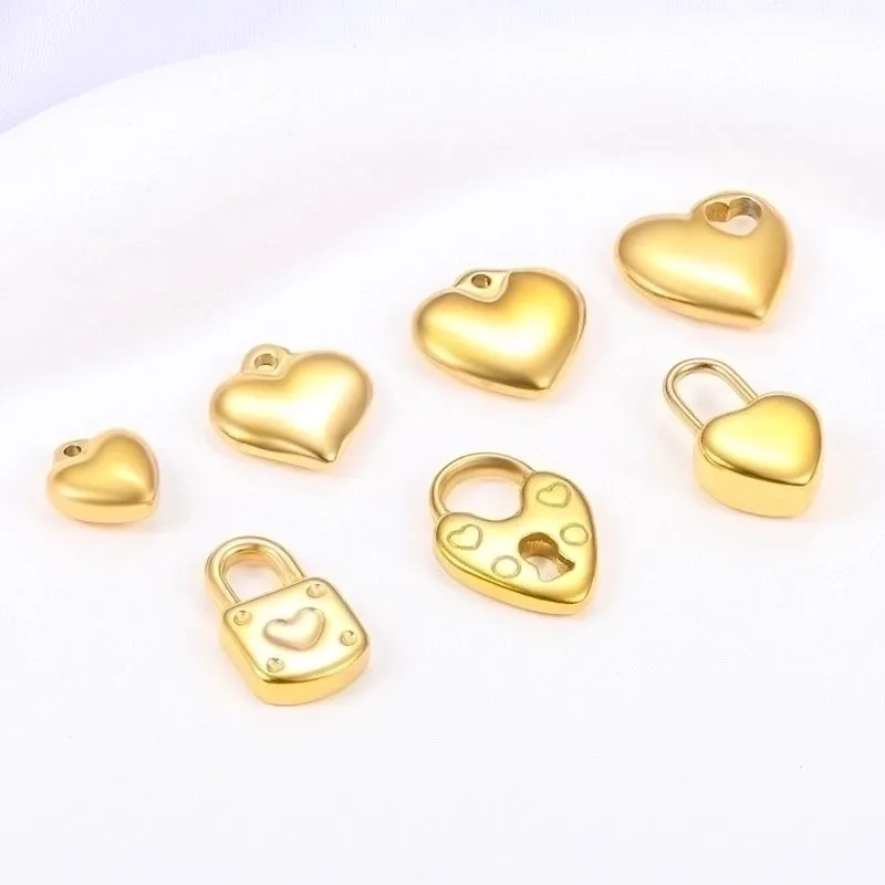 1 Piece Hole 1~1.9mm Stainless Steel Solid Color Beads