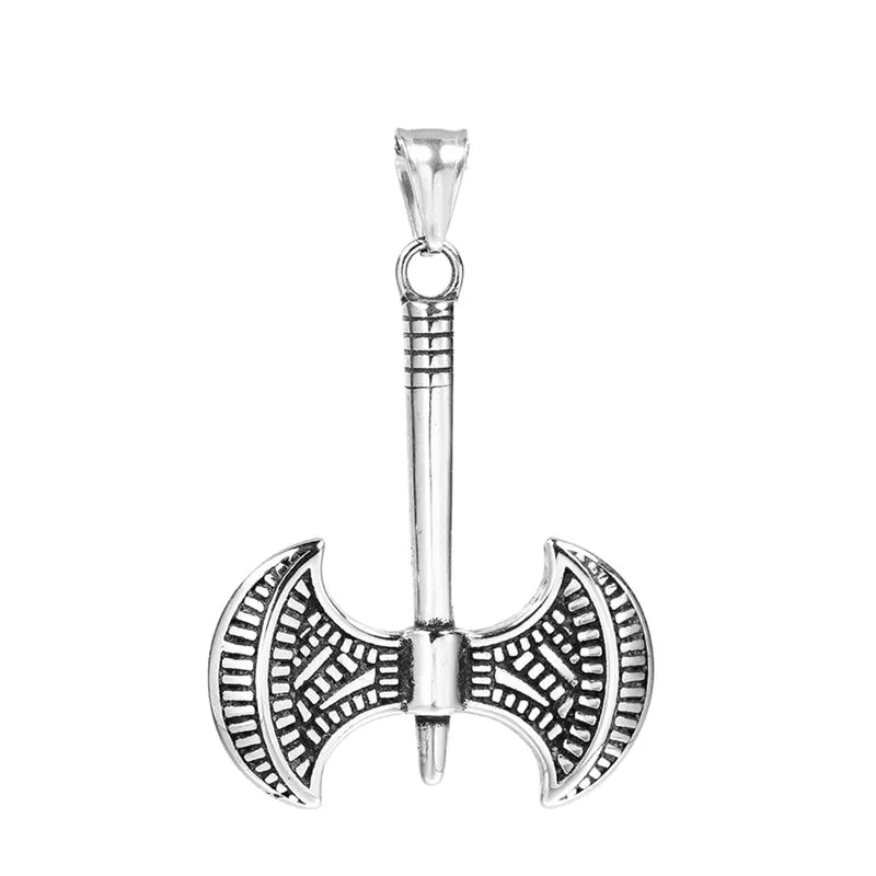 1 Piece Stainless Steel None None Axe Pendant