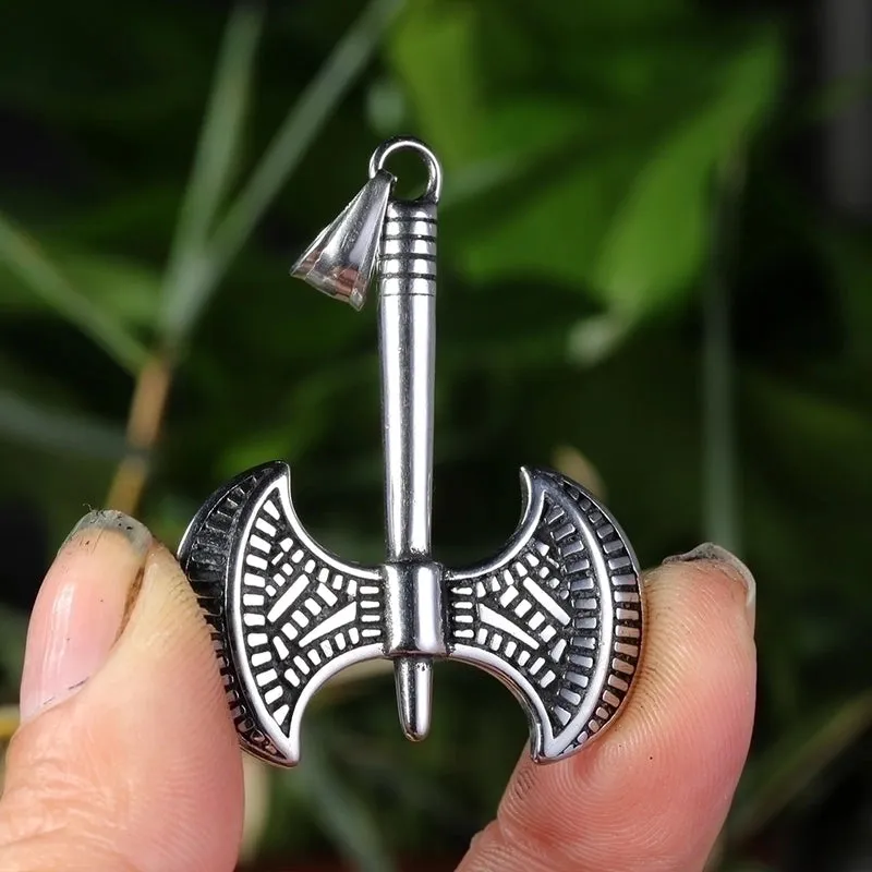 1 Piece Stainless Steel None None Axe Pendant