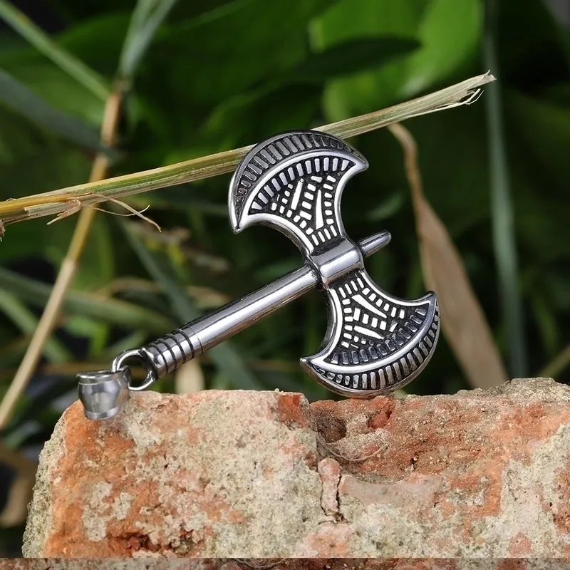 1 Piece Stainless Steel None None Axe Pendant