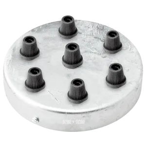 7 WAY GALVANIZED STEEL CEILING ROSE