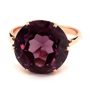 9ct Yellow Gold & Colour Change Sapphire Dress Ring