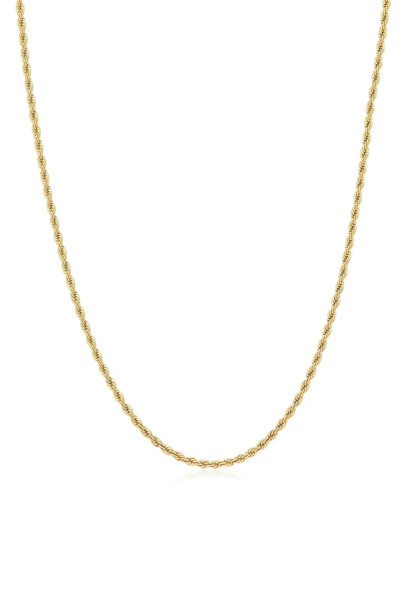 Alaia Herringbone Rope Chain Necklace