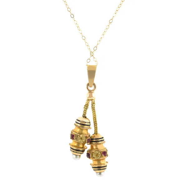 Antique Watch Chain Fob Pendant