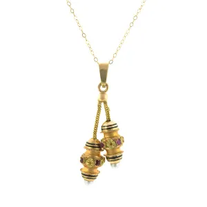Antique Watch Chain Fob Pendant