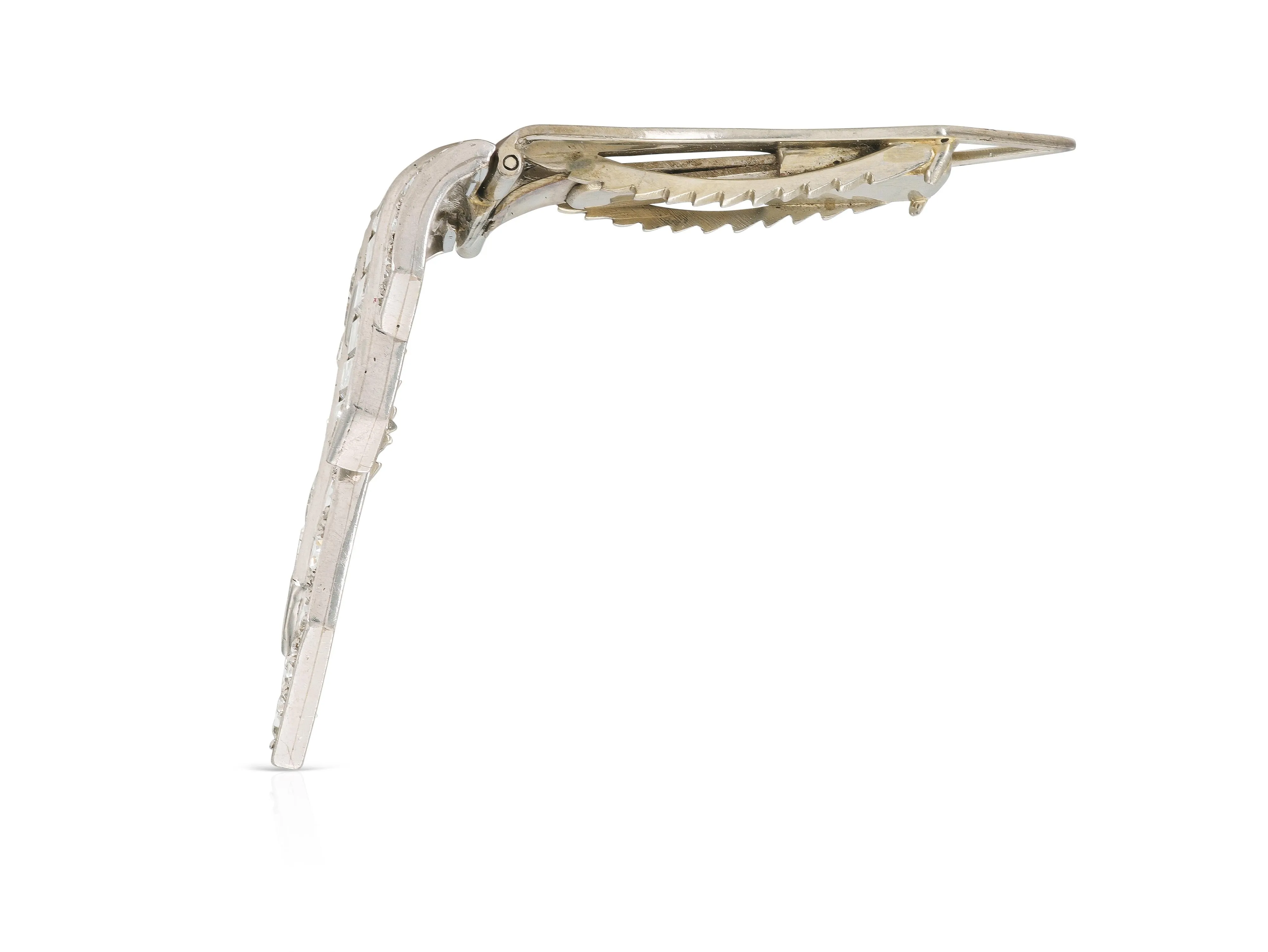 Art Deco 1930s 7.00 Carat Diamond Clip
