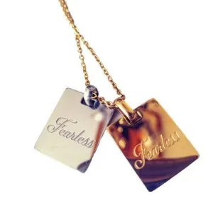 ATELIER SYP 18K GOLD FEARLESS PENDANTS