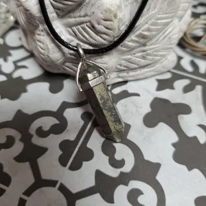 Bi - Point Gemstone Pendants - Healer’s Pyrite