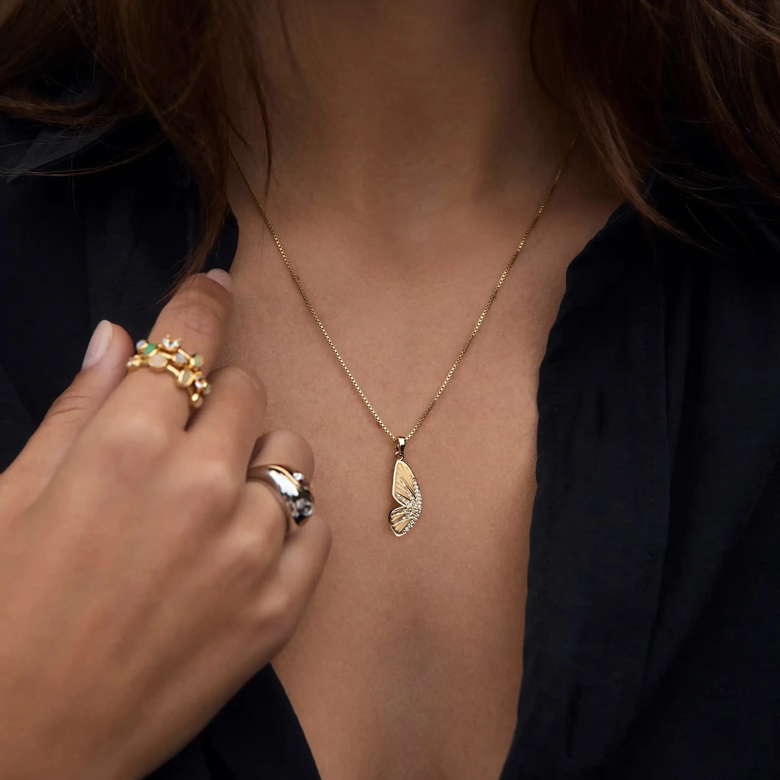 Butterfly Wing Charm Set