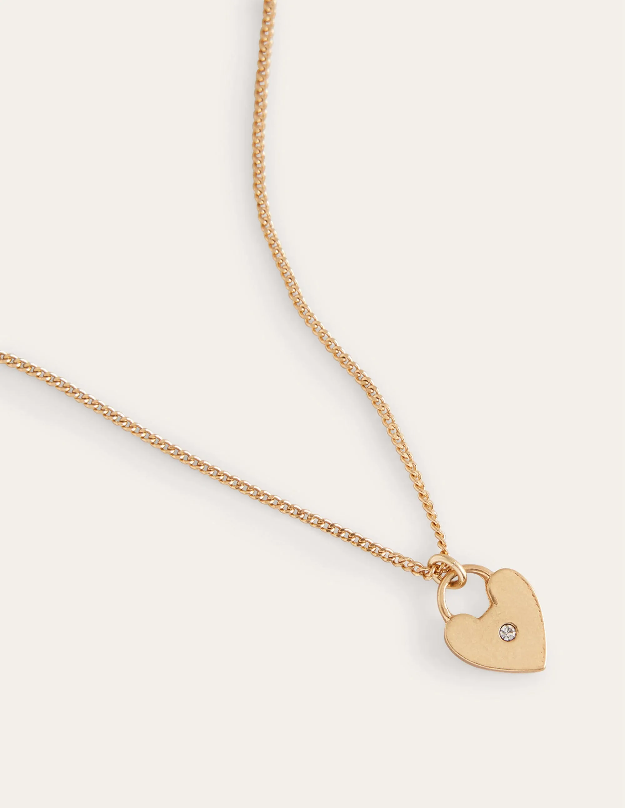 Charm Pendant Necklace-Heart