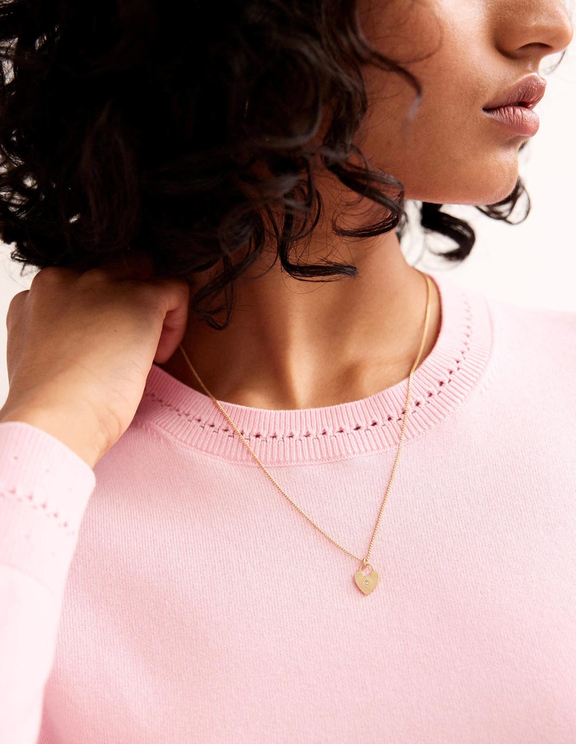 Charm Pendant Necklace-Heart