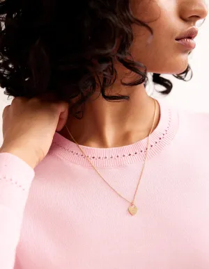 Charm Pendant Necklace-Heart
