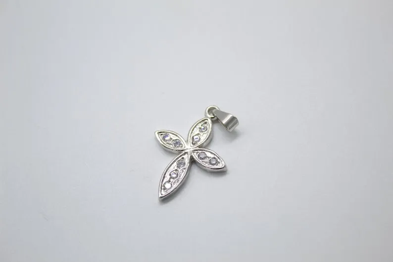 Christian Minimalist Cross Necklace Pendant