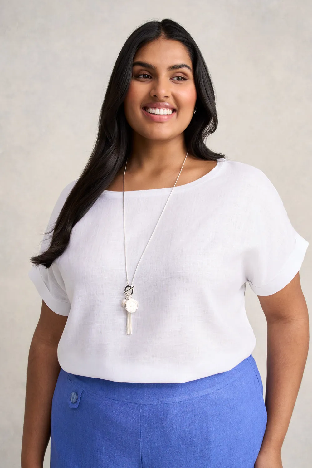 Coin & Tassel Pendant Necklace