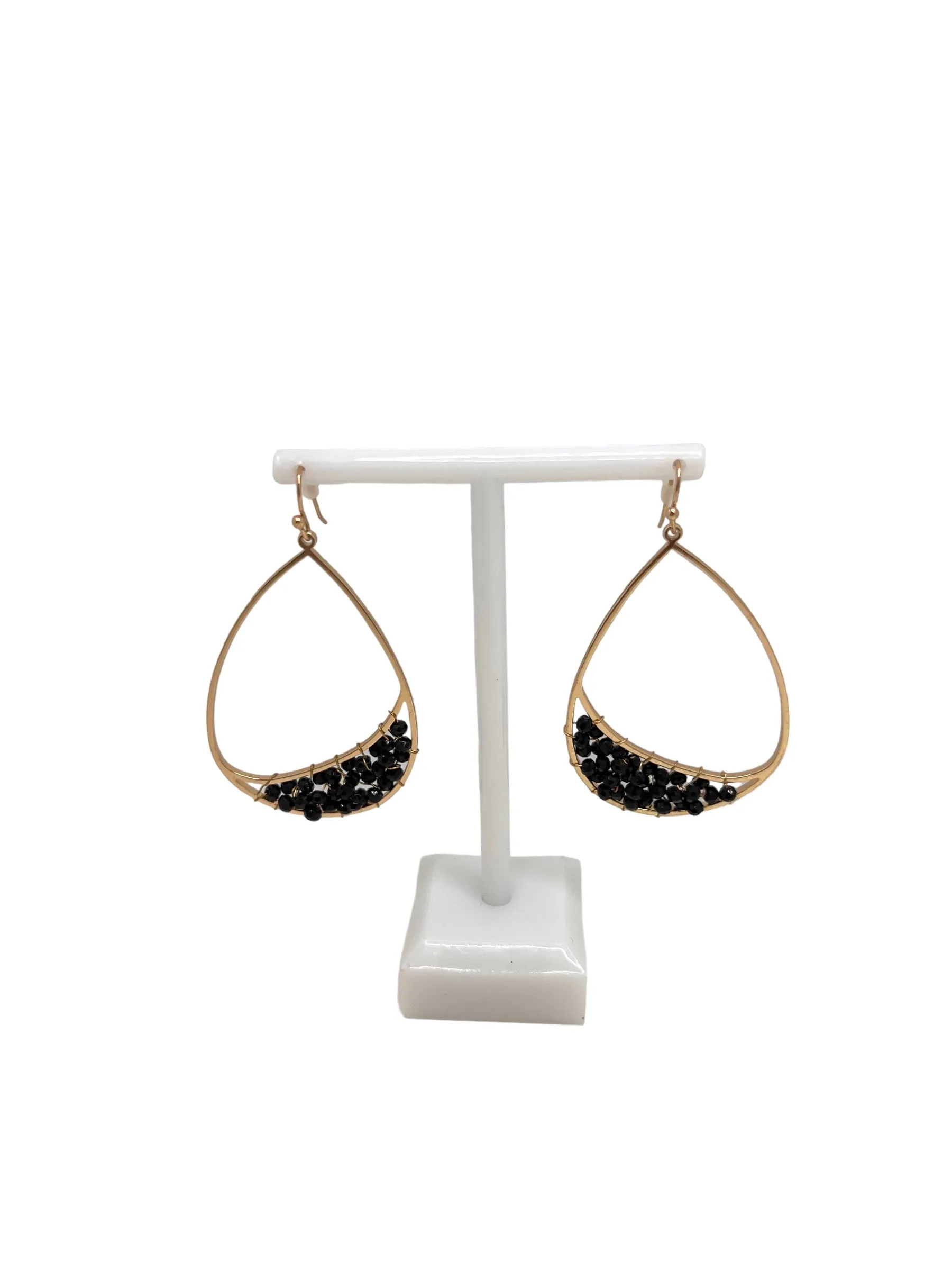 Crystal Cluster Drop Earring