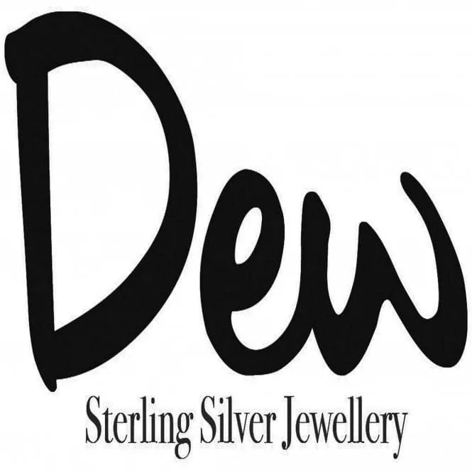 Dew Sterling Silver Dinky O Initial Pendant 9092HPO
