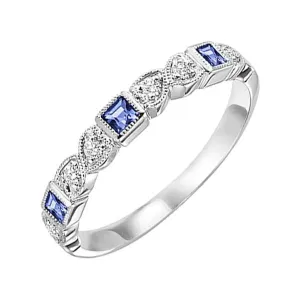 Diamond and Sapphire Fashion Ring