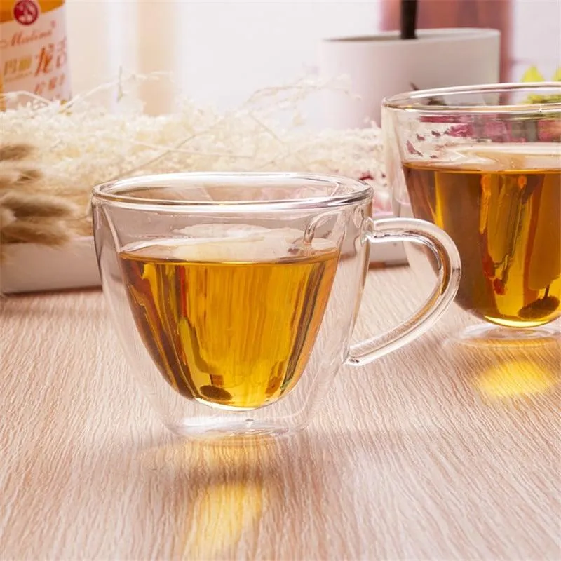 Double Heart Shaped Mug