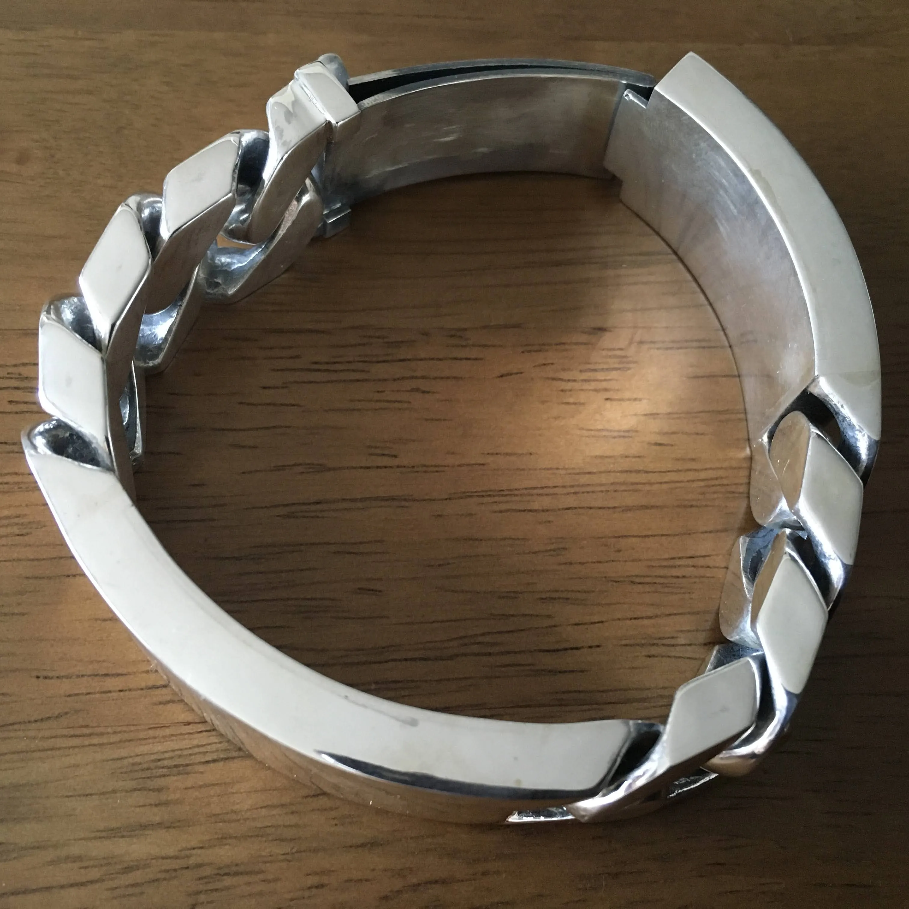 Double Plate Identity Bracelet - 22mm Wide