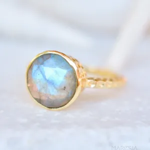 Gabi Rainbow Labradorite Ring