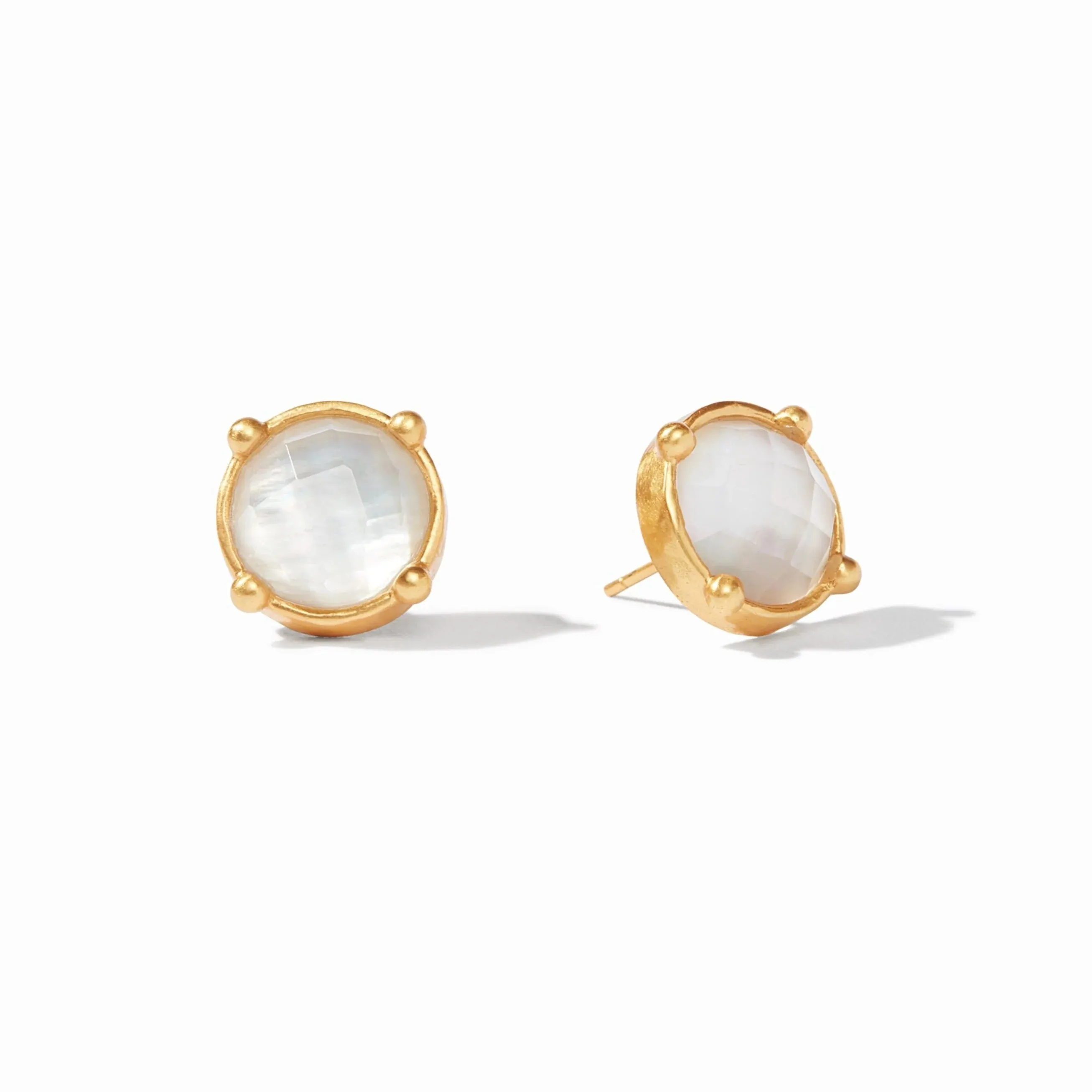 Honey Stud Iridescent Clear Crystal