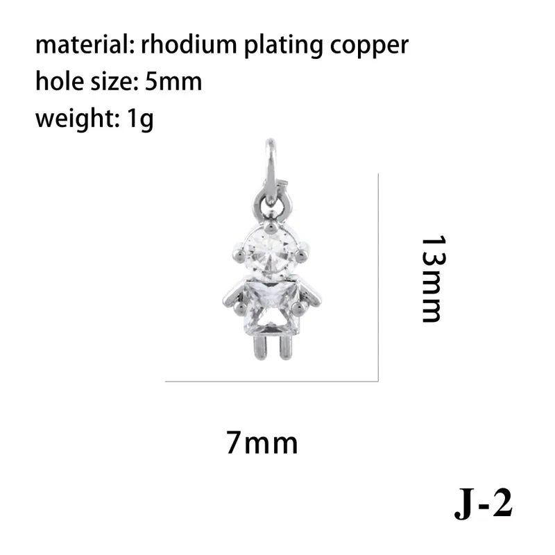 Ig Style Simple Style Angel Dolphin Crown Copper Plating Inlay Zircon 18k Gold Plated Charms