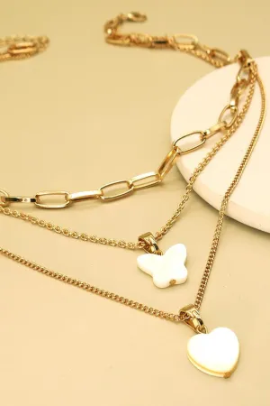 In The Wind Layered Necklace