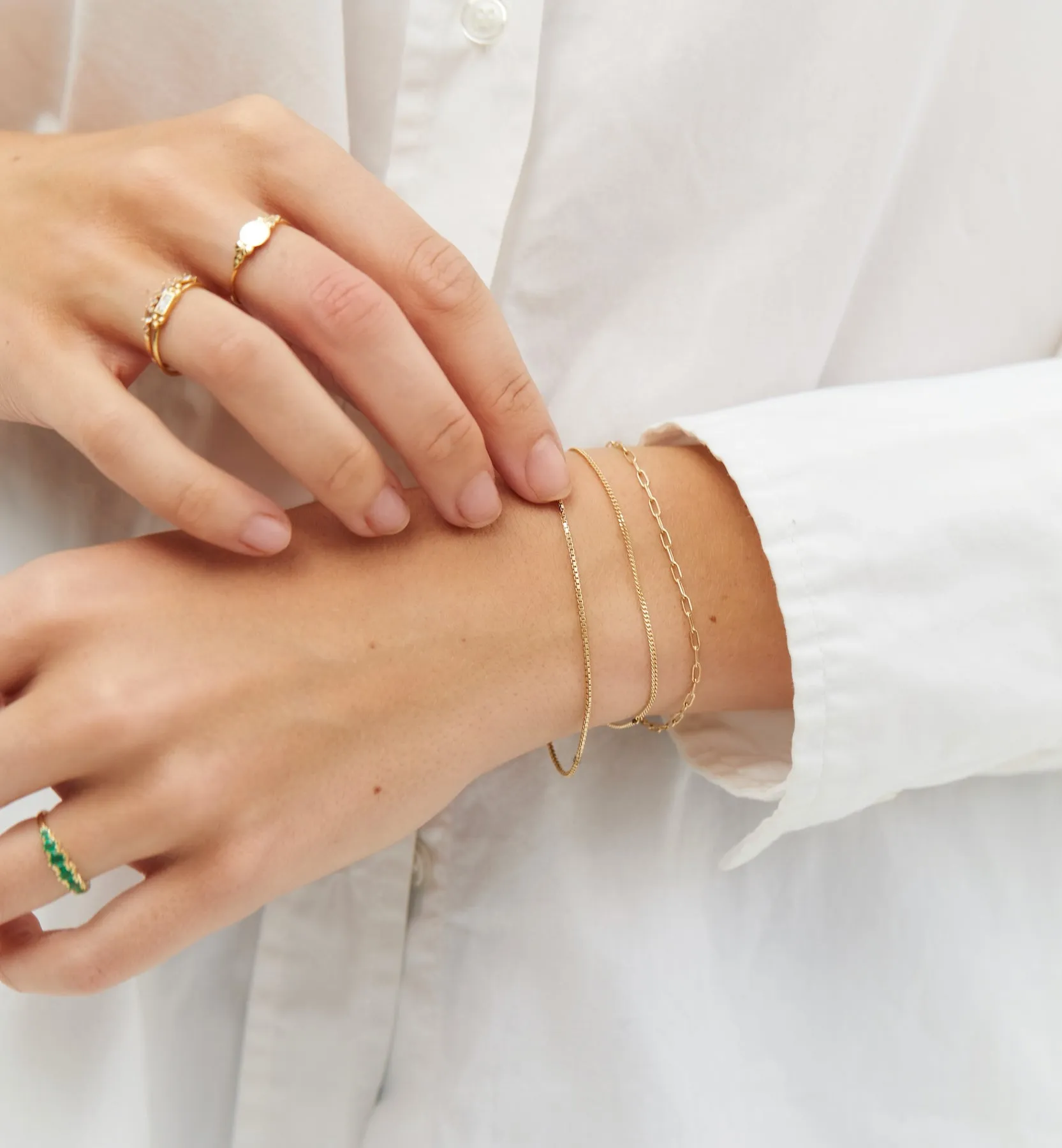 Link Bracelet 14K