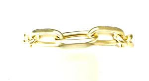 Matte Link Gold Bracelet