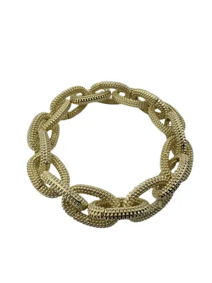 Maya Textured Link Bracelet
