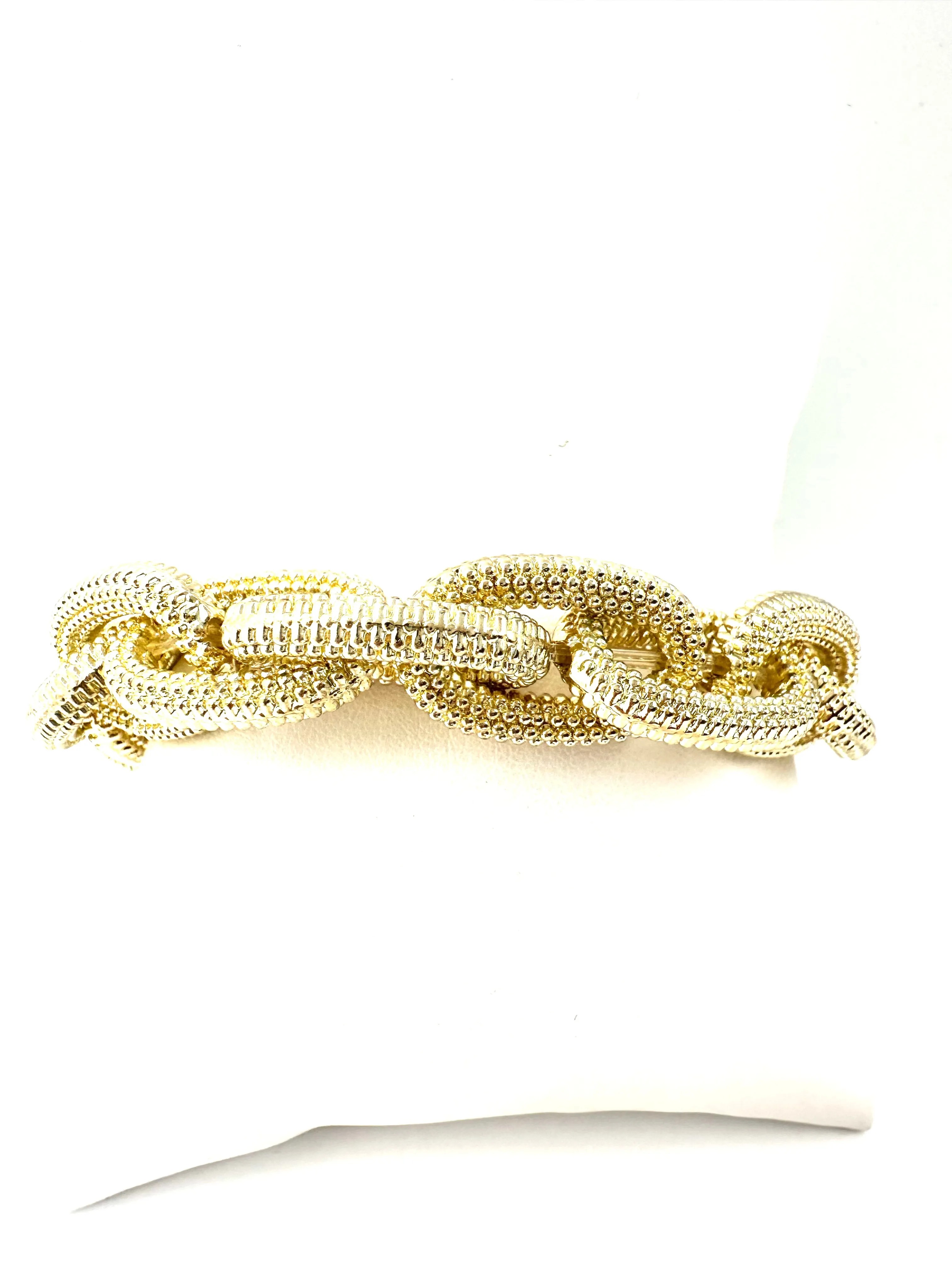 Maya Textured Link Bracelet