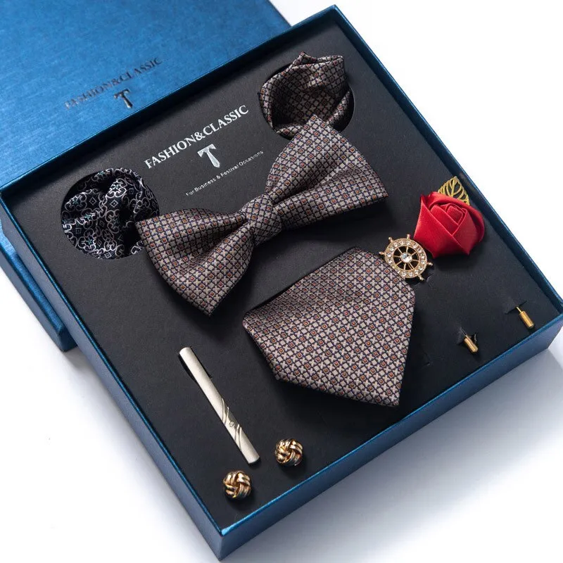 Men's formal dress 8-piece gift box set