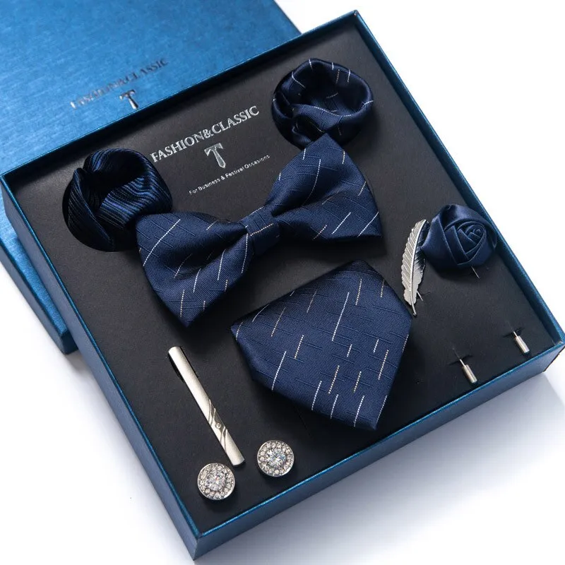 Men's formal dress 8-piece gift box set