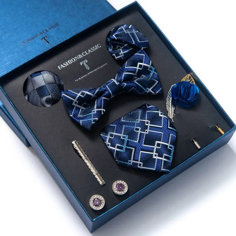 Men's formal dress 8-piece gift box set