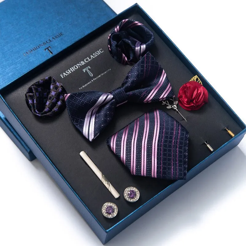 Men's formal dress 8-piece gift box set