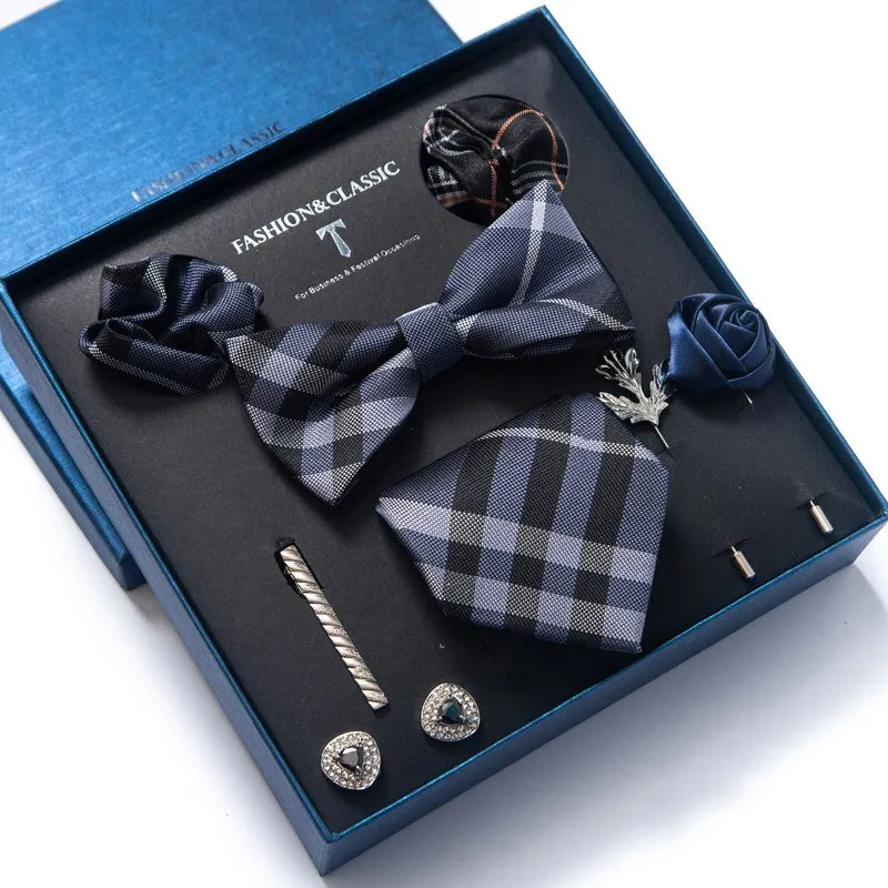 Men's formal dress 8-piece gift box set