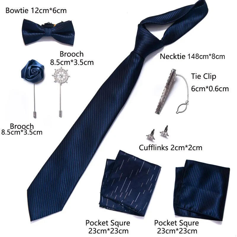 Men's formal dress 8-piece gift box set