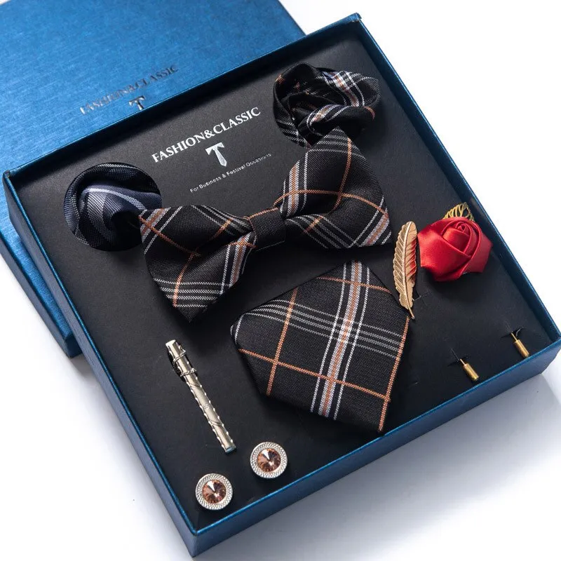 Men's formal dress 8-piece gift box set