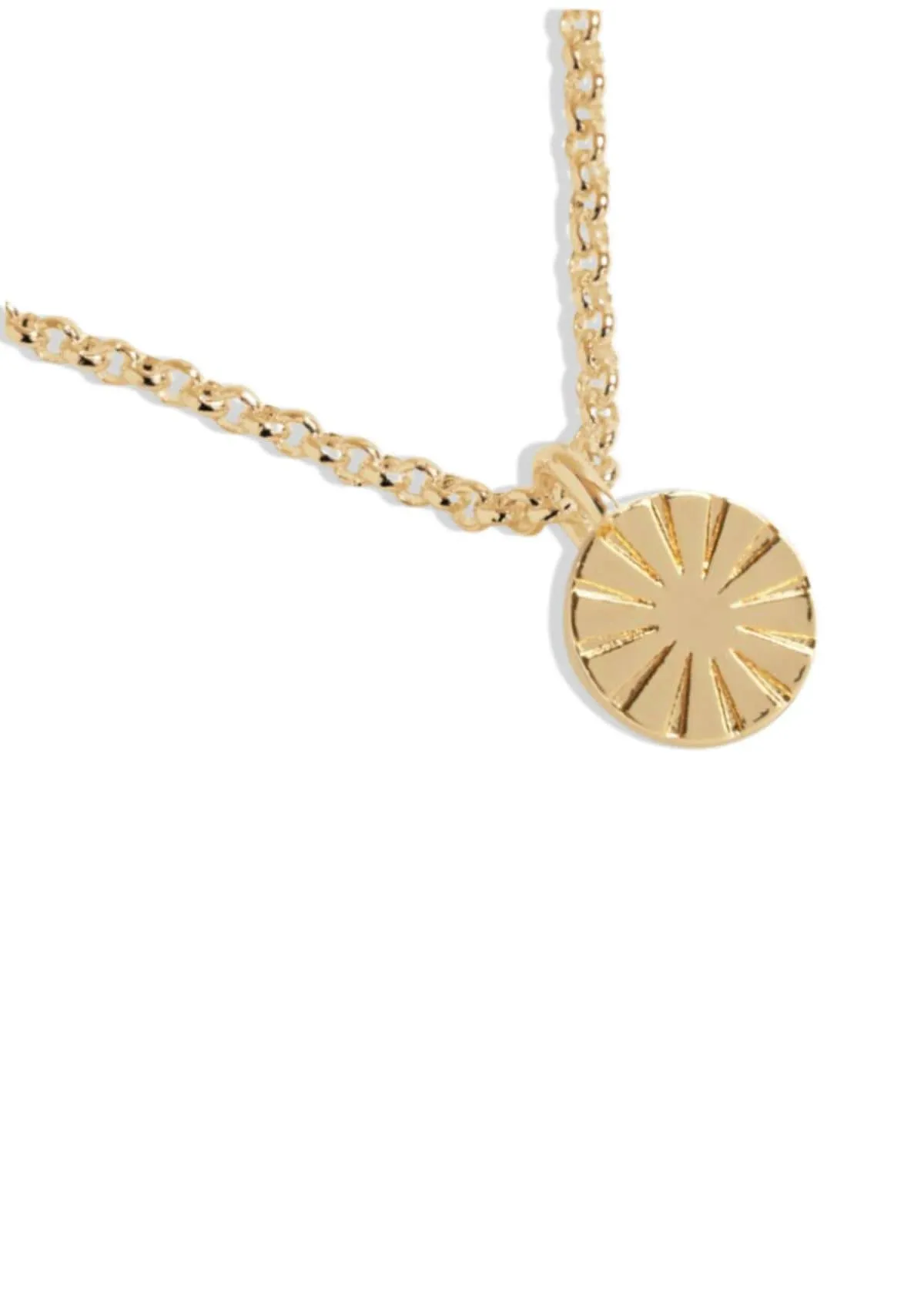 "Ray Of Sunshine" Gold Necklace