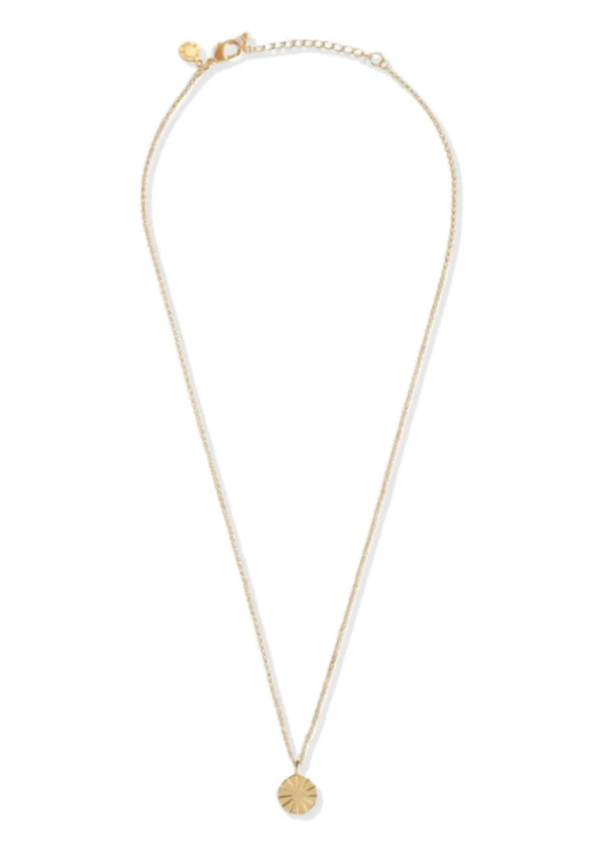 "Ray Of Sunshine" Gold Necklace