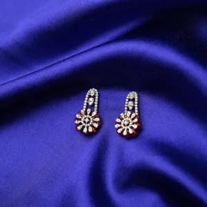 Ruby Love - Earrings with Pendant Set