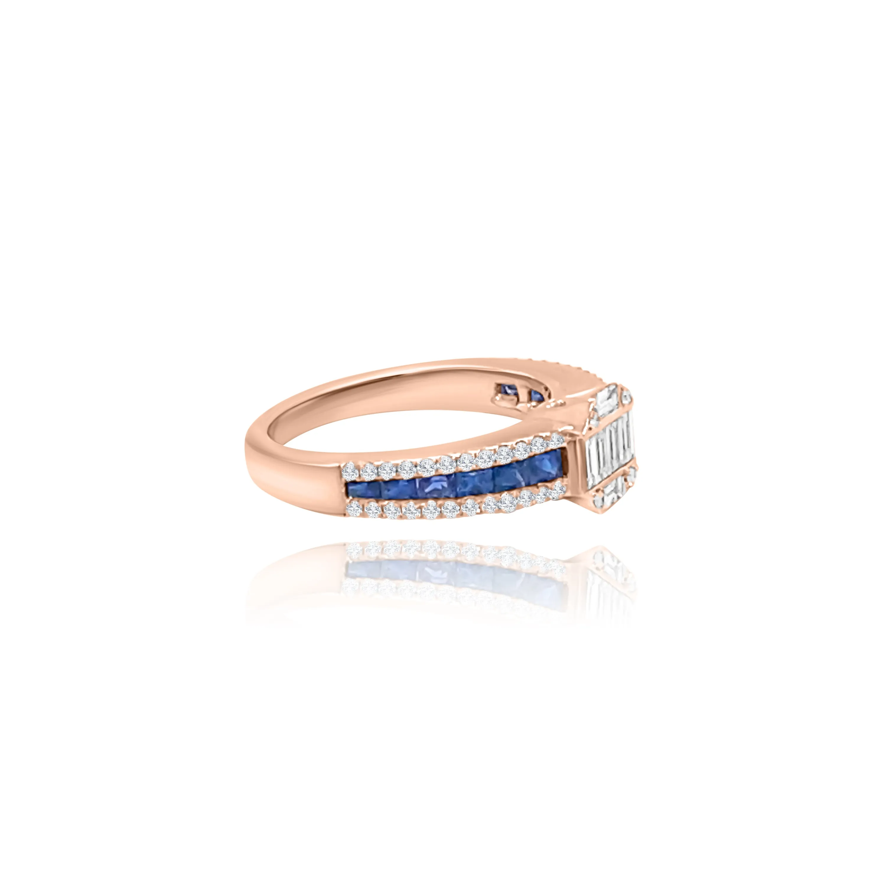 Sapphires & Diamonds “Lilian” Ring