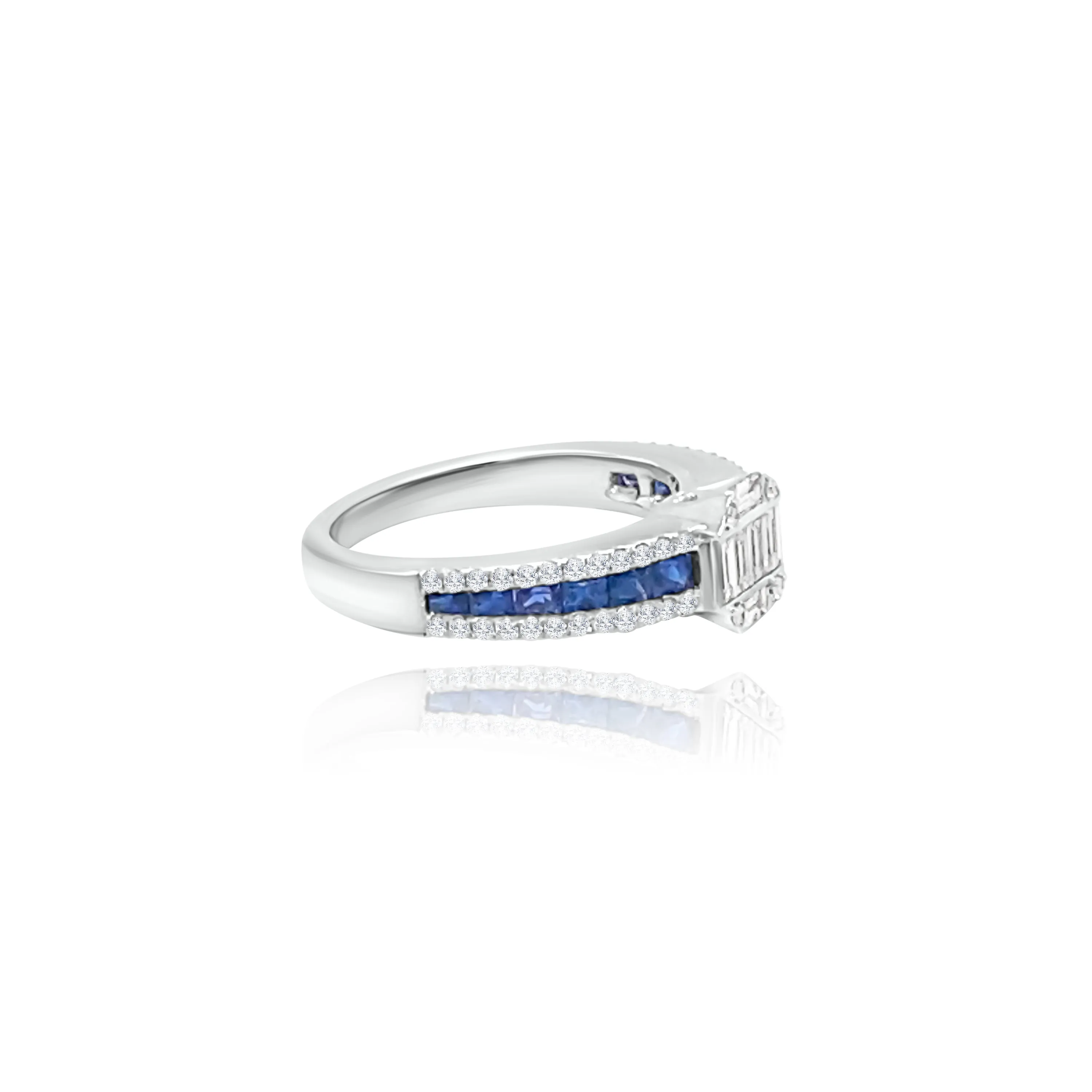 Sapphires & Diamonds “Lilian” Ring