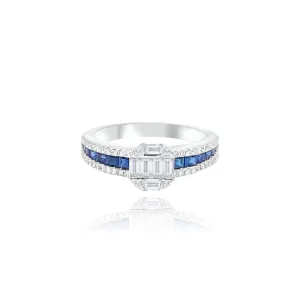 Sapphires & Diamonds “Lilian” Ring