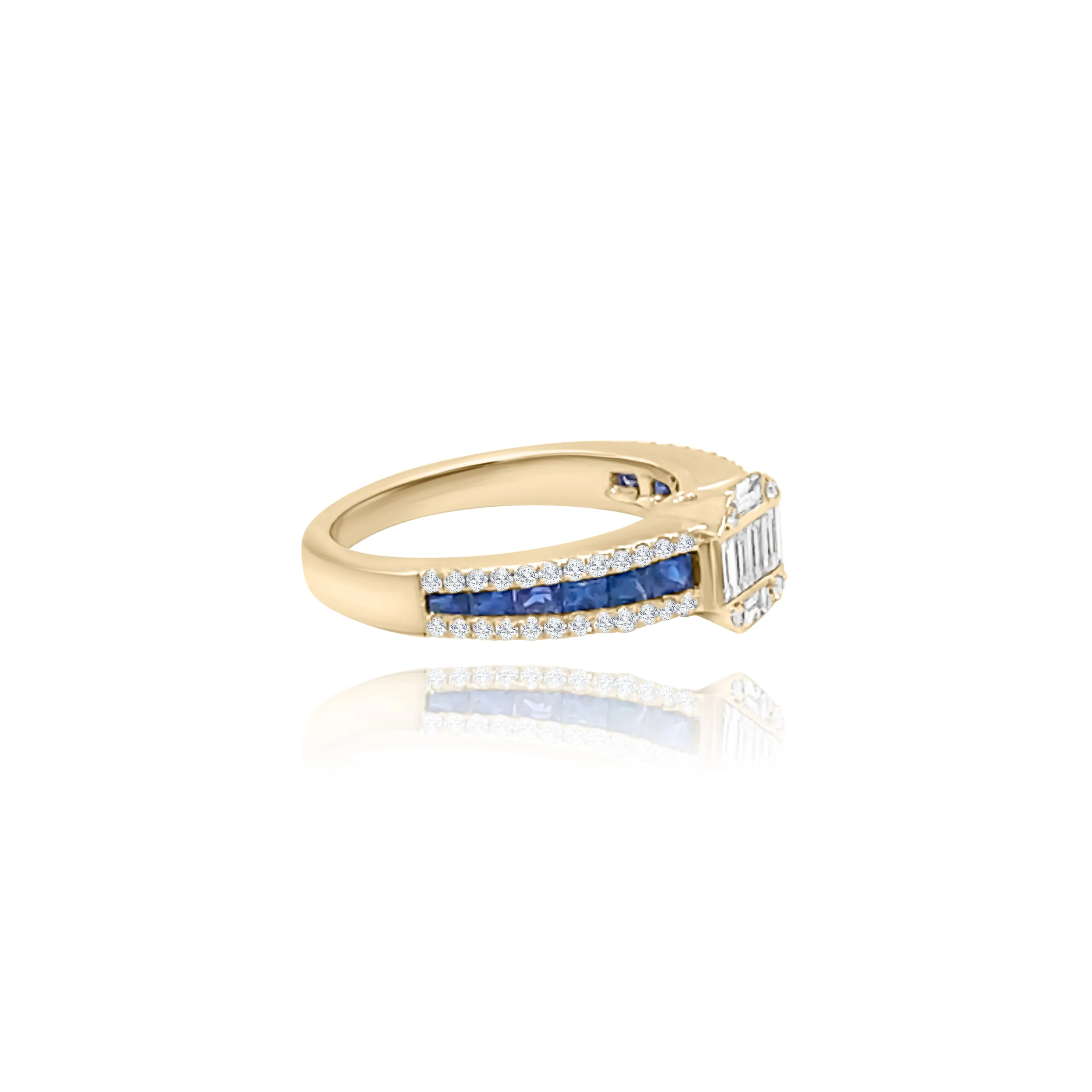 Sapphires & Diamonds “Lilian” Ring